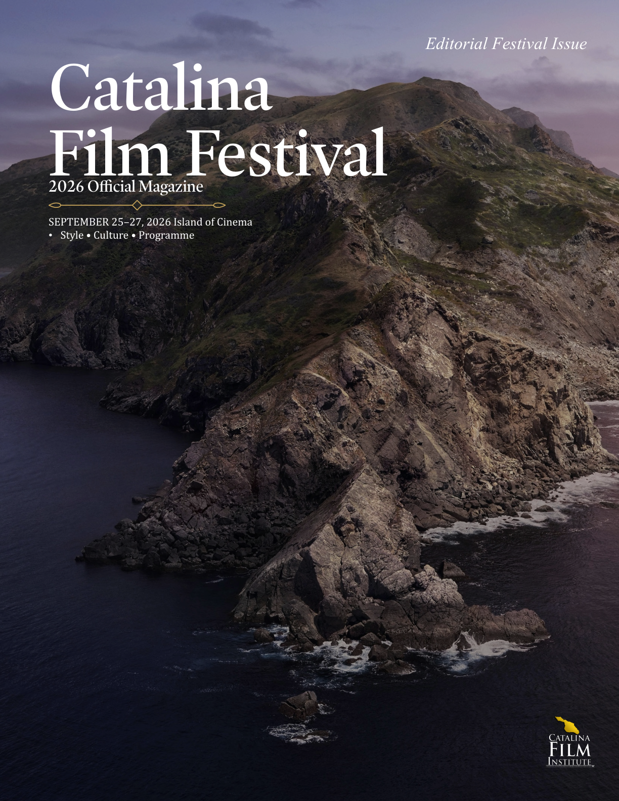 Cover of the Catalina Film Festival 2026 Official Magazine.